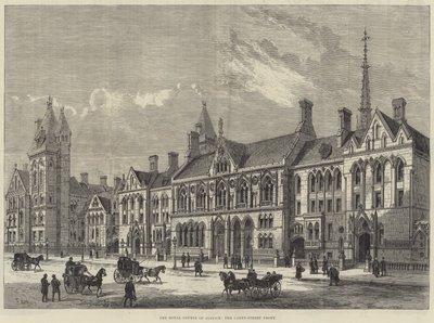 Los Tribunales Reales de Justicia, la fachada de Carey-Street de Frank Watkins